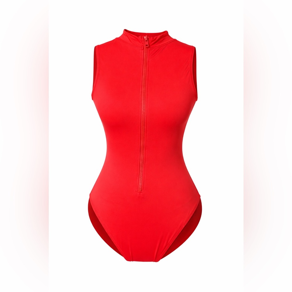 SKIMS Red Women's One Piece Swimsuit - Picture 3 of 6